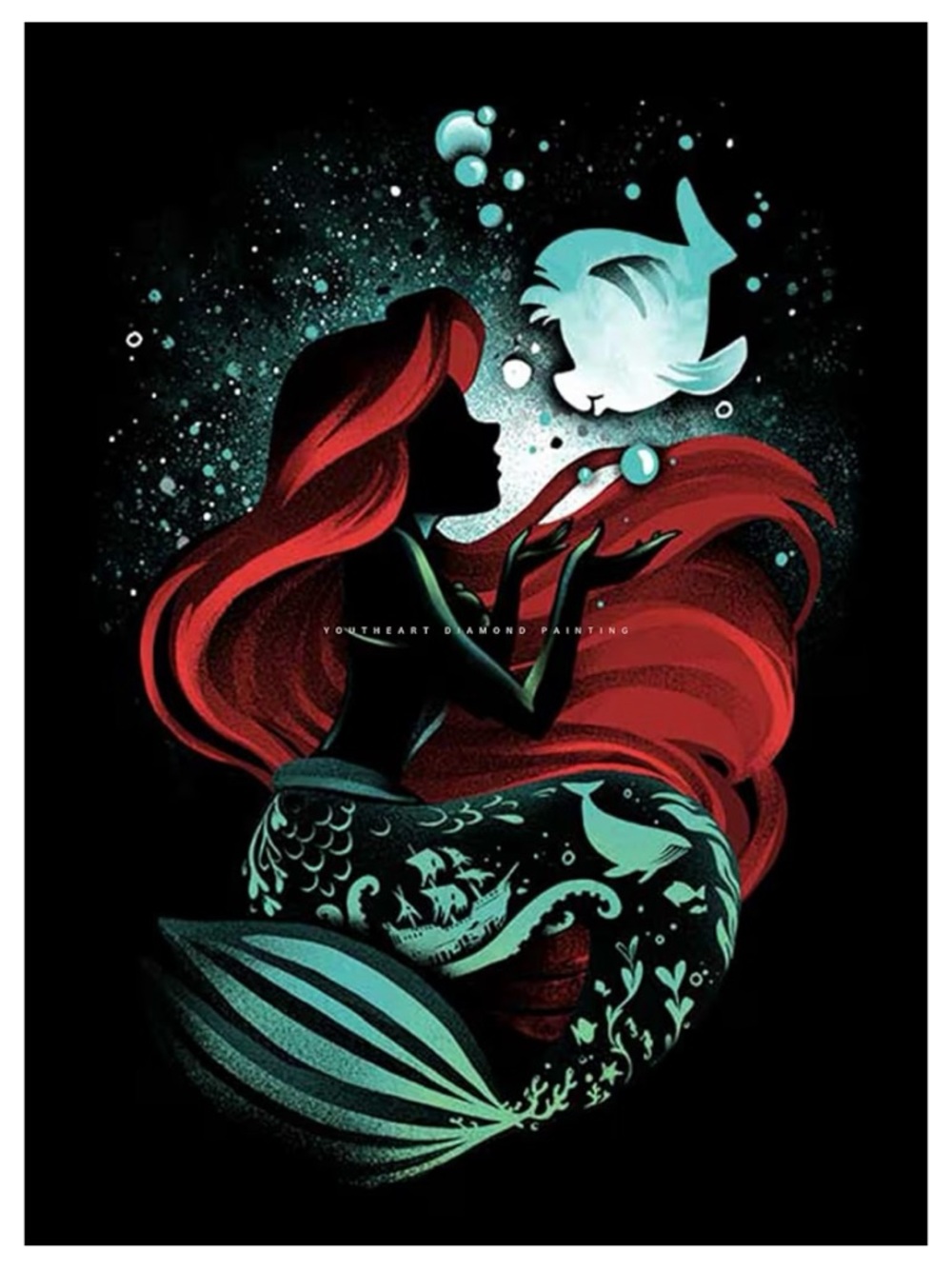 Ariel Disney princess Diamond art